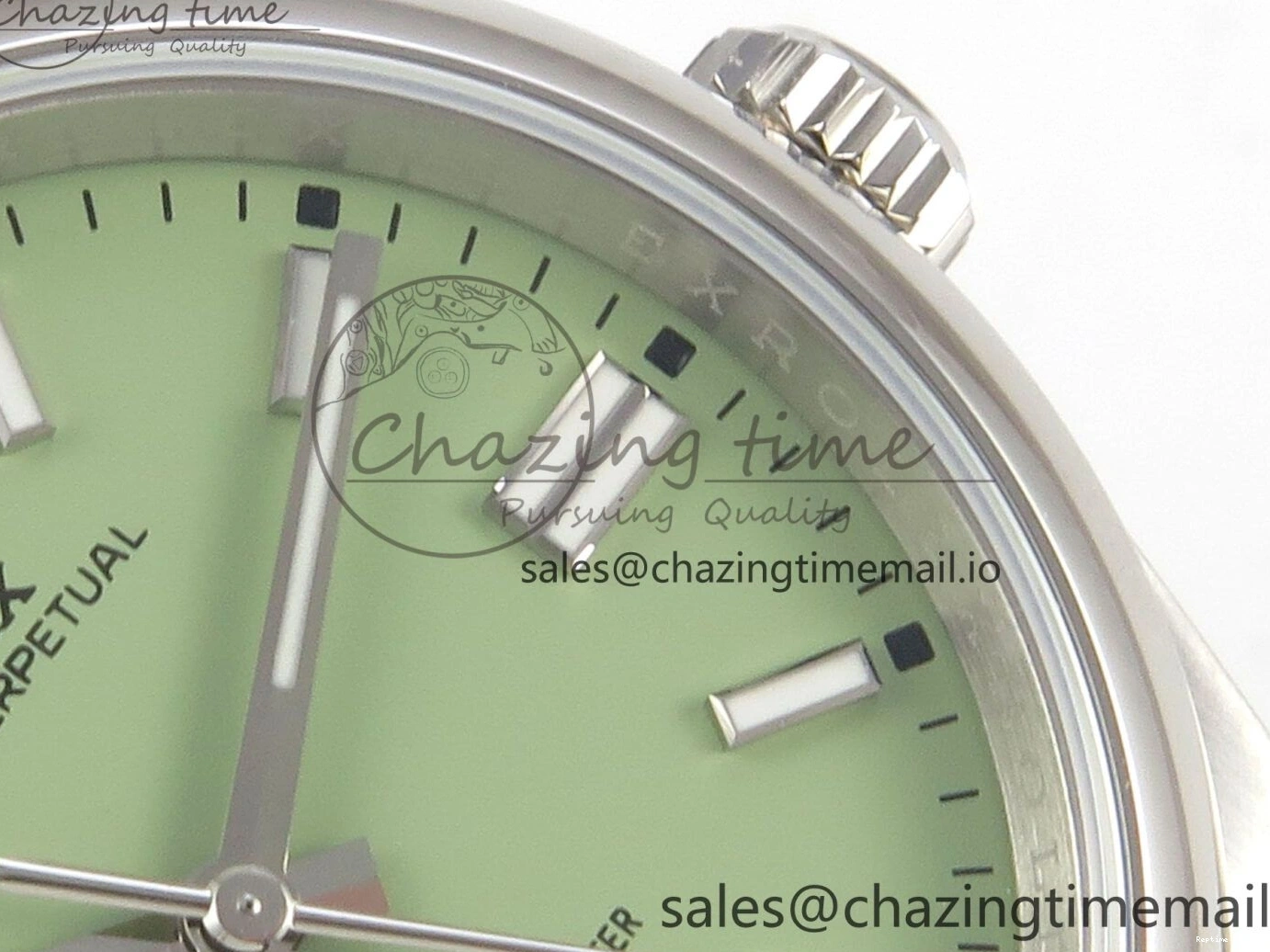 0505 2025 Oyster Perpetual 126000 36mm KRF 1:1 Best Edition 904L Steel Pistachio Green Dial VR WrinkleFree 127